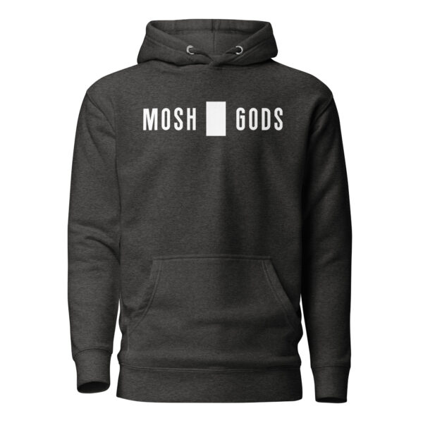 MOSH GODS - UNISEX HOODIE - WHITE LOGO - Image 13