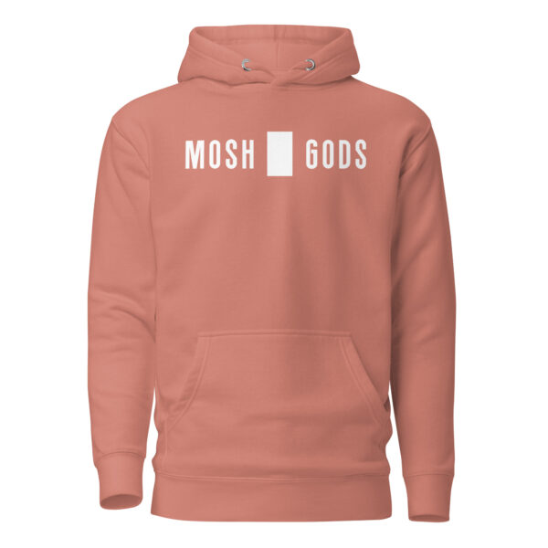 MOSH GODS - UNISEX HOODIE - WHITE LOGO - Image 33