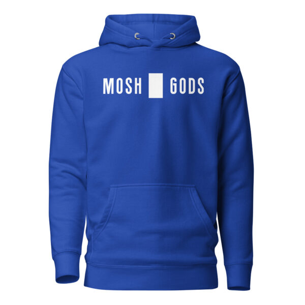 MOSH GODS - UNISEX HOODIE - WHITE LOGO - Image 17