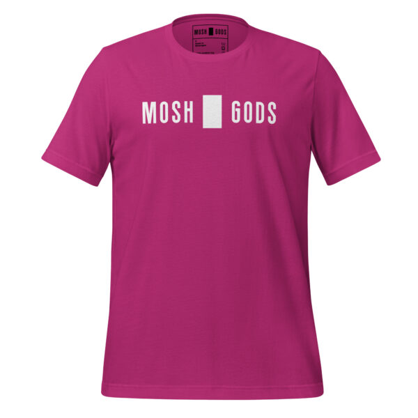 MOSH GODS - UNISEX T-SHIRT - WHITE LOGO - Image 19