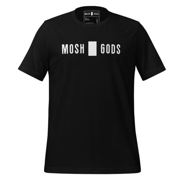 MOSH GODS - UNISEX T-SHIRT - WHITE LOGO - Image 3