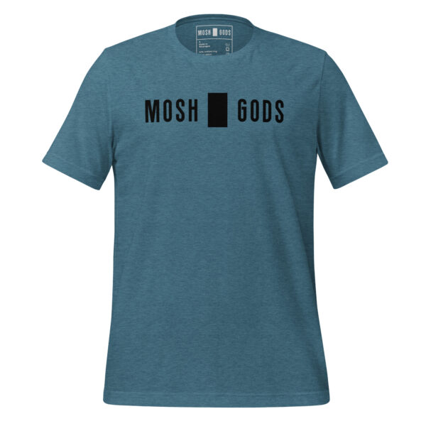 MOSH GODS - UNISEX T-SHIRT - BLACK LOGO - Image 11