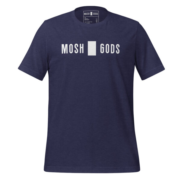 MOSH GODS - UNISEX T-SHIRT - WHITE LOGO - Image 7