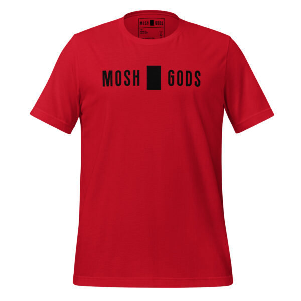 MOSH GODS - UNISEX T-SHIRT - BLACK LOGO