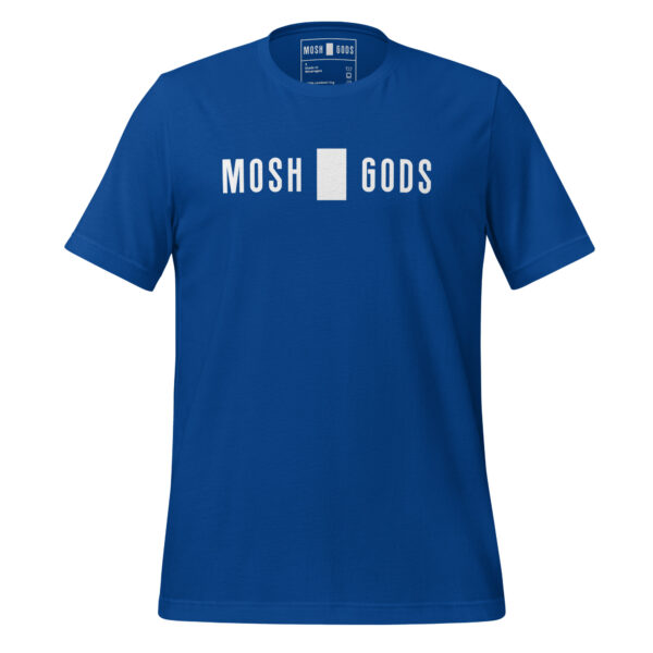 MOSH GODS - UNISEX T-SHIRT - WHITE LOGO - Image 15